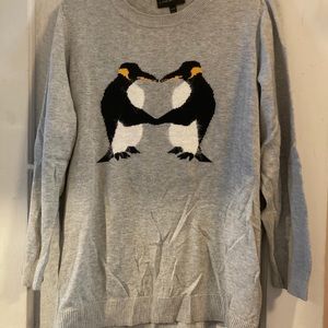Grey Penguin sweater